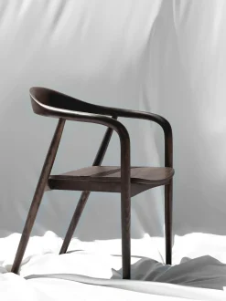 Sedia In Legno Con Braccioli Angelina