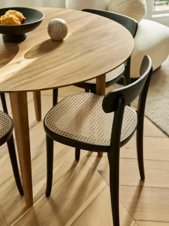 Sedia In Legno Con Intreccio Viennese Richie 2 Pz