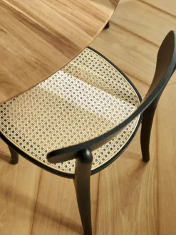 Sedia In Legno Con Intreccio Viennese Richie 2 Pz