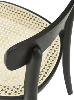 Sedia In Legno Con Intreccio Viennese Richie 2 Pz