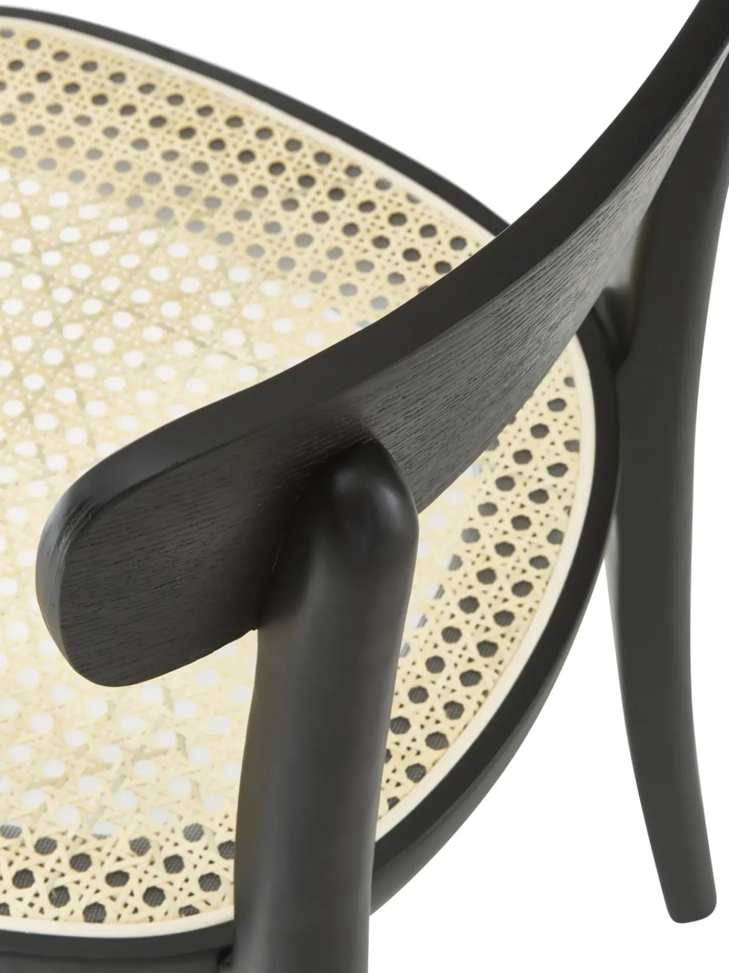 Sedia In Legno Con Intreccio Viennese Richie 2 Pz