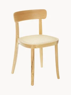 Sedia In Legno Con Intreccio Viennese Richie 2 Pz