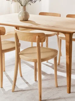 Sedia In Legno Con Intreccio Viennese Richie 2 Pz