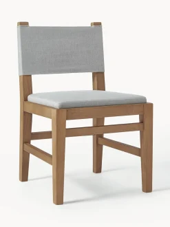 Sedia In Legno Con Rivestimento Liano