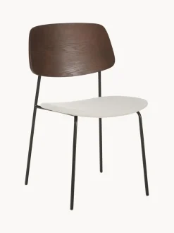 Sedia In Legno Con Seduta Imbottita Nadja 2 Pz