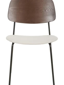 Sedia In Legno Con Seduta Imbottita Nadja 2 Pz