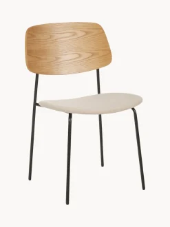 Sedia In Legno Con Seduta Imbottita Nadja 2 Pz