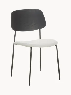 Sedia In Legno Con Seduta Imbottita Nadja 2 Pz