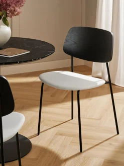 Sedia In Legno Con Seduta Imbottita Nadja 2 Pz