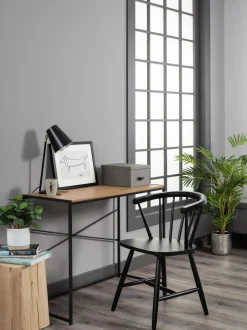 Sedia In Legno Nero Design Windsor Megan 2 Pz