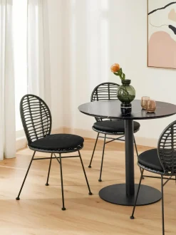 Sedia In Polirattan Con Cuscino Cordula 2 Pz