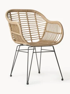 Sedia Intrecciata Con Braccioli Costa 2 Pz