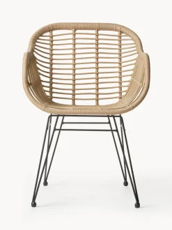 Sedia Intrecciata Con Braccioli Costa 2 Pz