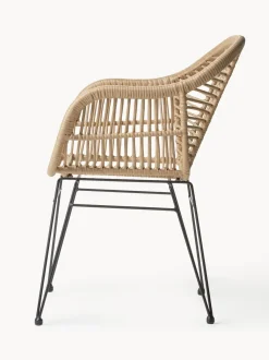 Sedia Intrecciata Con Braccioli Costa 2 Pz