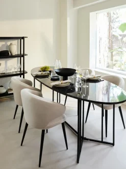 Sedia Moderna In Velluto Celia