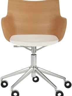 Sedia Per Scrivania Con Braccioli Regolabile In Altezza Q/Wood