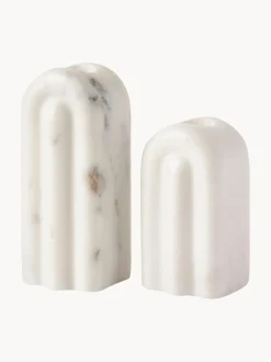 Set 2 Candelabri In Marmo Malie