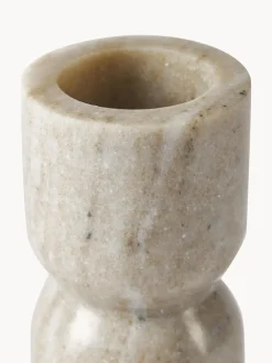 Set 2 Candelabri In Marmo Como