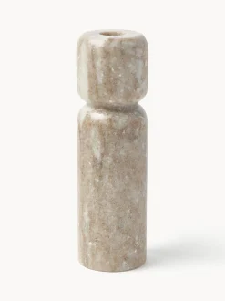 Set 2 Candelabri In Marmo Como