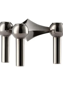 Set 3 Candelabri Stoff Nagel
