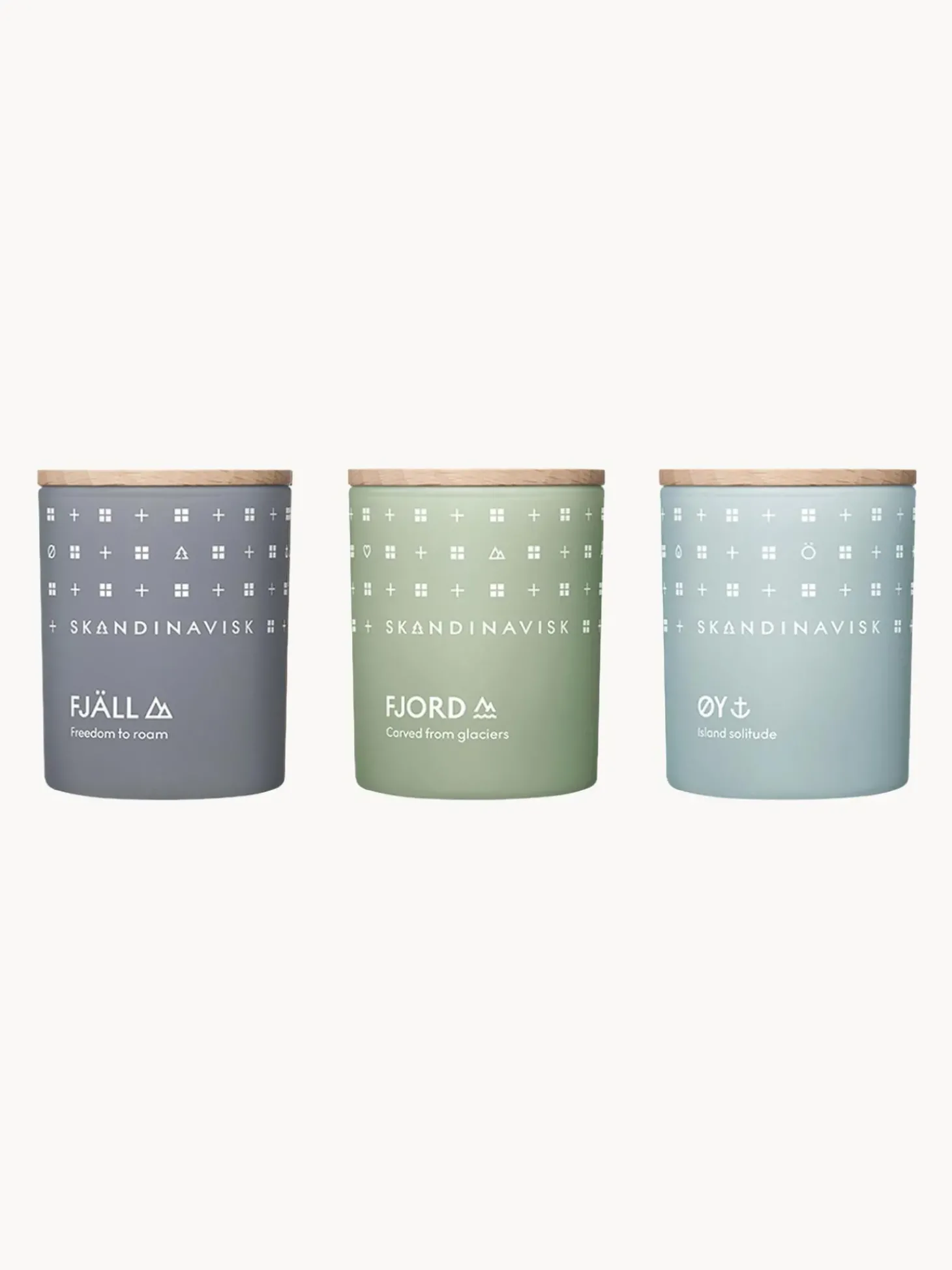 Set 3 Candele Profumate Explore