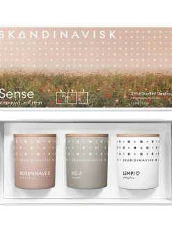 Set 3 Candele Profumate Sense