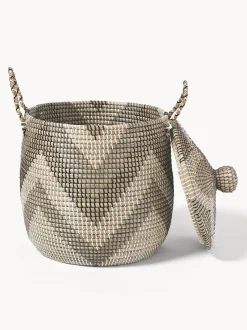 Set 2 Cesti Con Coperchio Mija