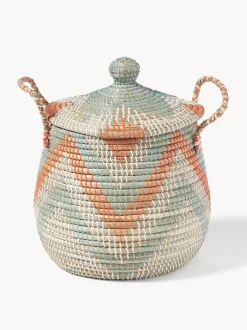 Set 2 Cesti Con Coperchio Mija