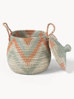 Set 2 Cesti Con Coperchio Mija