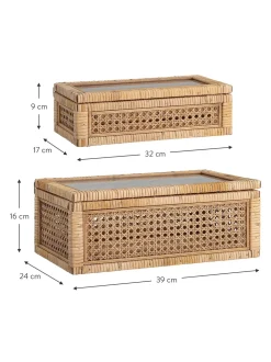 Set 2 Cofanetti Per Gioielli Talina