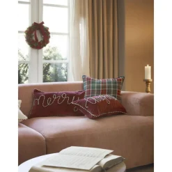 Set 2 Copricuscini In Velluto Rosso Jolly*Westwing Collection Discount