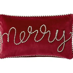 Set 2 Copricuscini In Velluto Rosso Jolly*Westwing Collection Discount