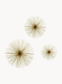 Set 3 Decorazioni Da Parete In Metallo Ray
