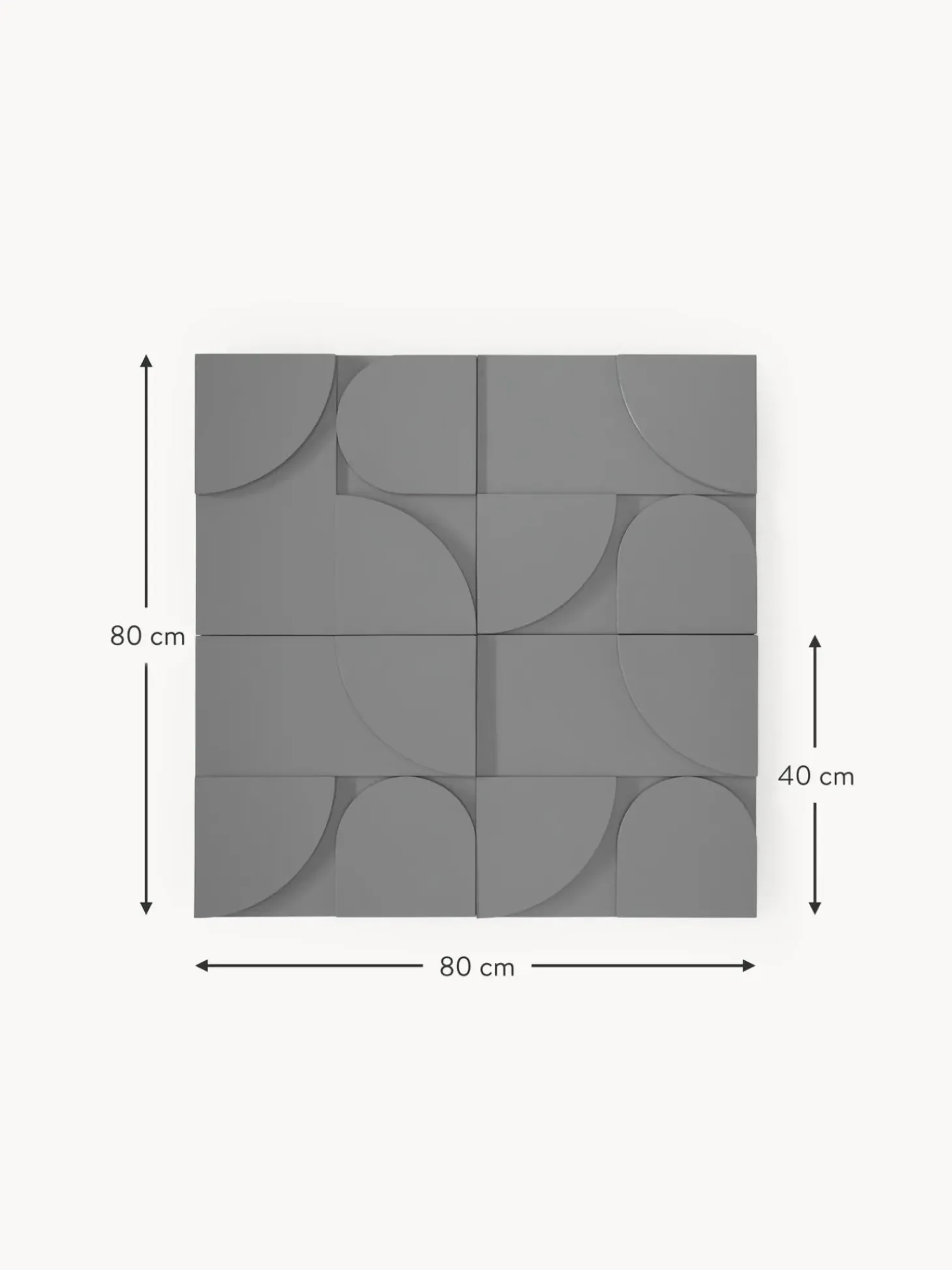 Set 4 Decorazioni Da Parete Massimo