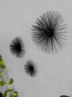 Set 3 Decorazioni Da Parete In Metallo Ray