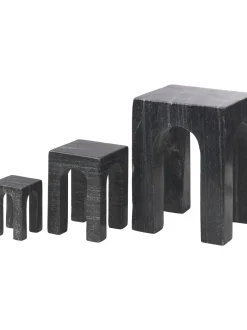 Set 3 Fermalibri In Marmo Arkis