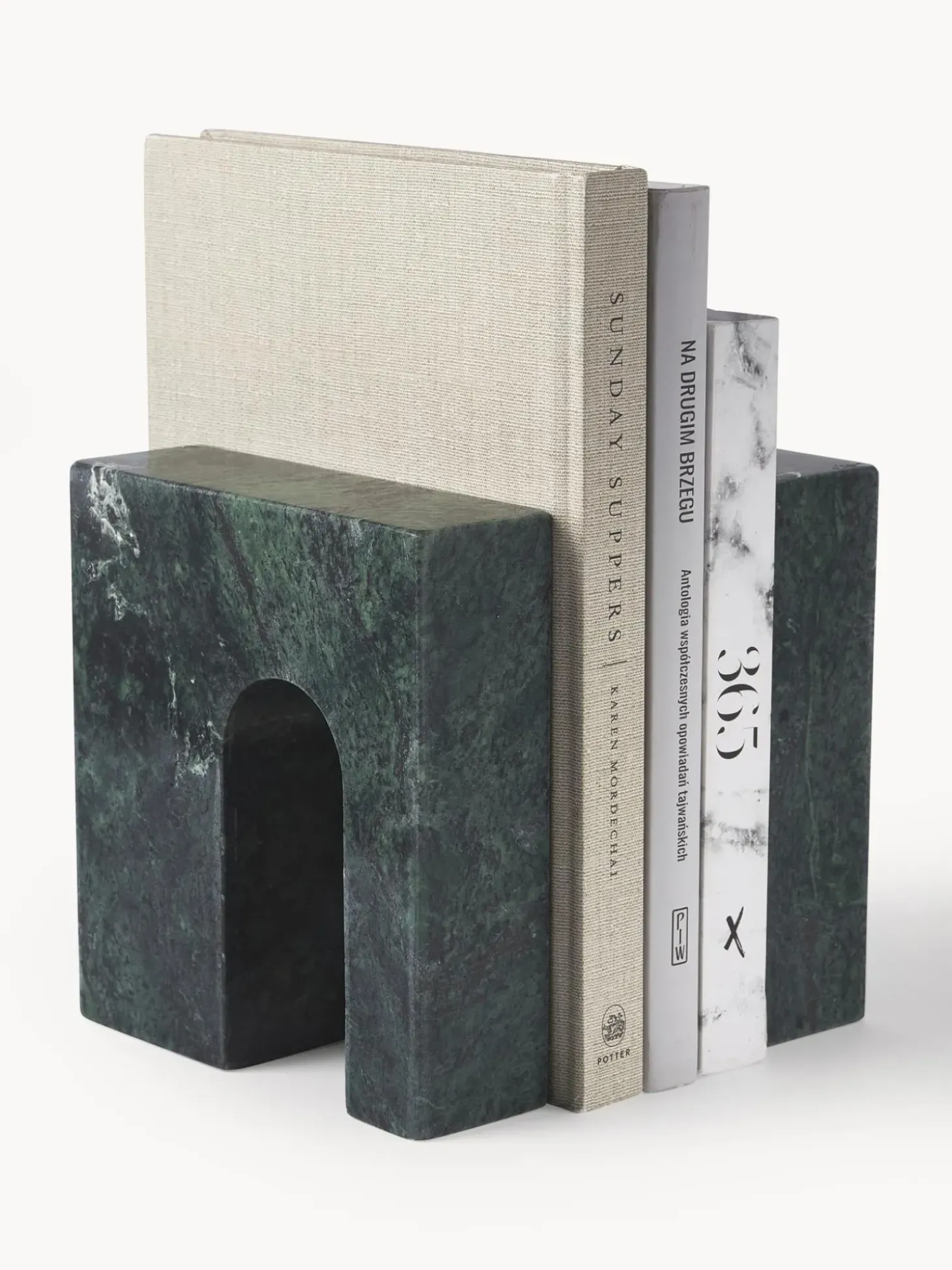 Set 2 Fermalibri In Marmo Kai