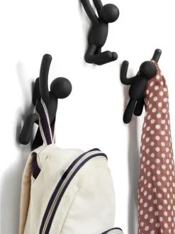 Set 3 Ganci Appendiabiti Da Parete Buddy