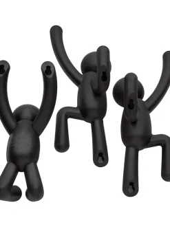 Set 3 Ganci Appendiabiti Da Parete Buddy