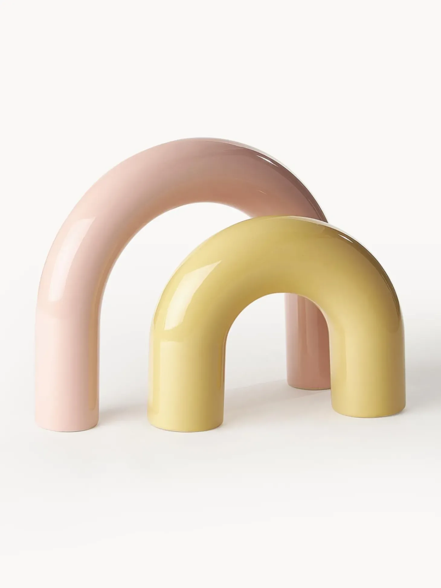 Set 2 Oggetti Decorativi In Gres Kia