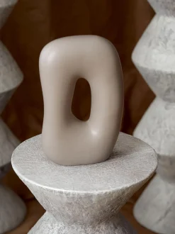 Set 3 Oggetti Decorativi In Maiolica Alenda