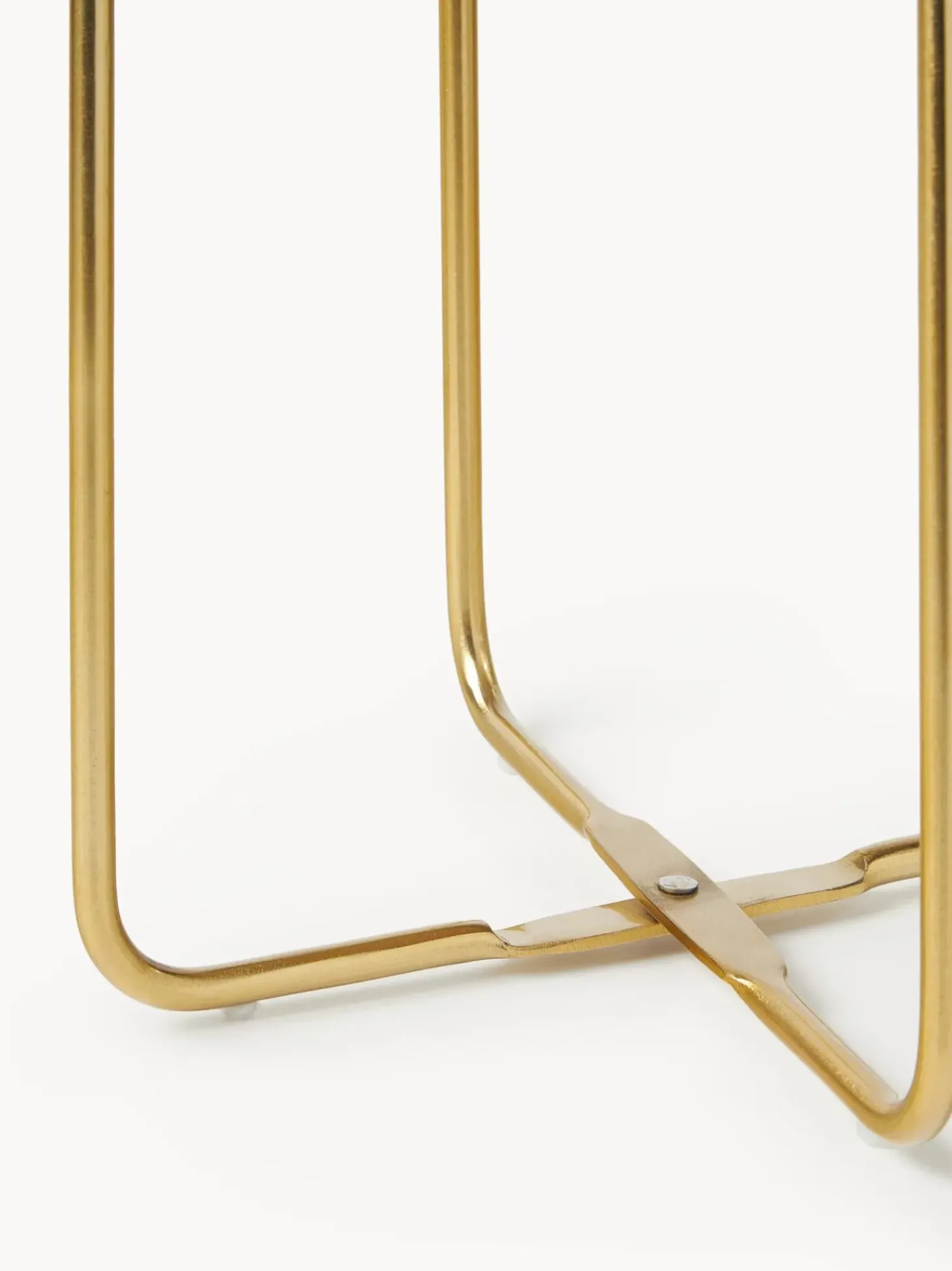 Set 2 Portavasi Alti In Metallo Effetto Martellato Nives