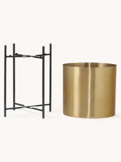 Set 2 Portavasi In Metallo Mina