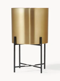 Set 2 Portavasi In Metallo Mina