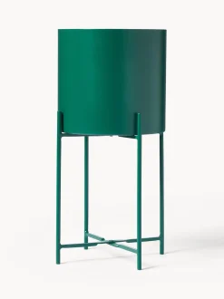 Set 2 Portavasi In Metallo Mina