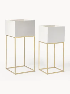 Set 2 Portavasi In Metallo Palesa