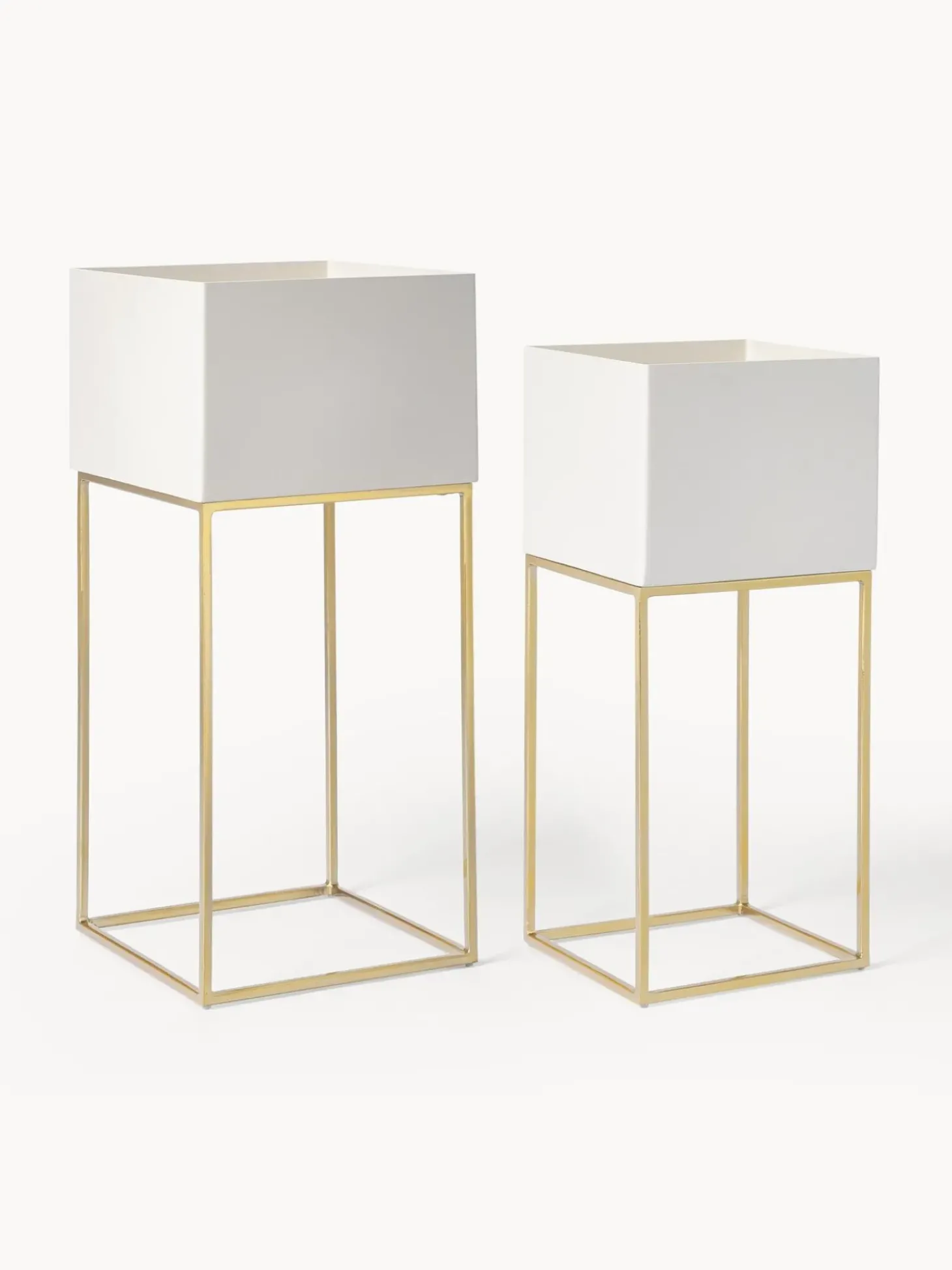 Set 2 Portavasi In Metallo Palesa