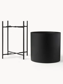 Set 2 Portavasi In Metallo Mina