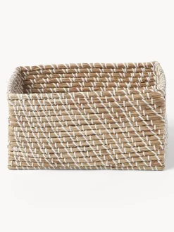 Set 3 Scatole Portaoggetti In Fibra Naturale Aleya