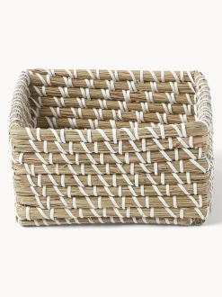 Set 3 Scatole Portaoggetti In Fibra Naturale Aleya